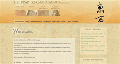 Desktop Screenshot of heilpraktiker-maintaunus.de