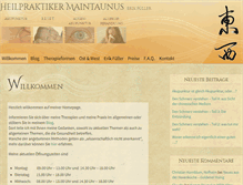 Tablet Screenshot of heilpraktiker-maintaunus.de
